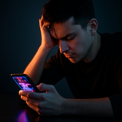 1111bat অন্ধকার ঘরে একা মোবাইল দেখছেন