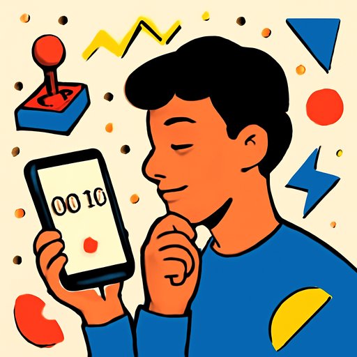 1111bat হাতে ধরা ফোনে ছোট সেশনের টাইমার